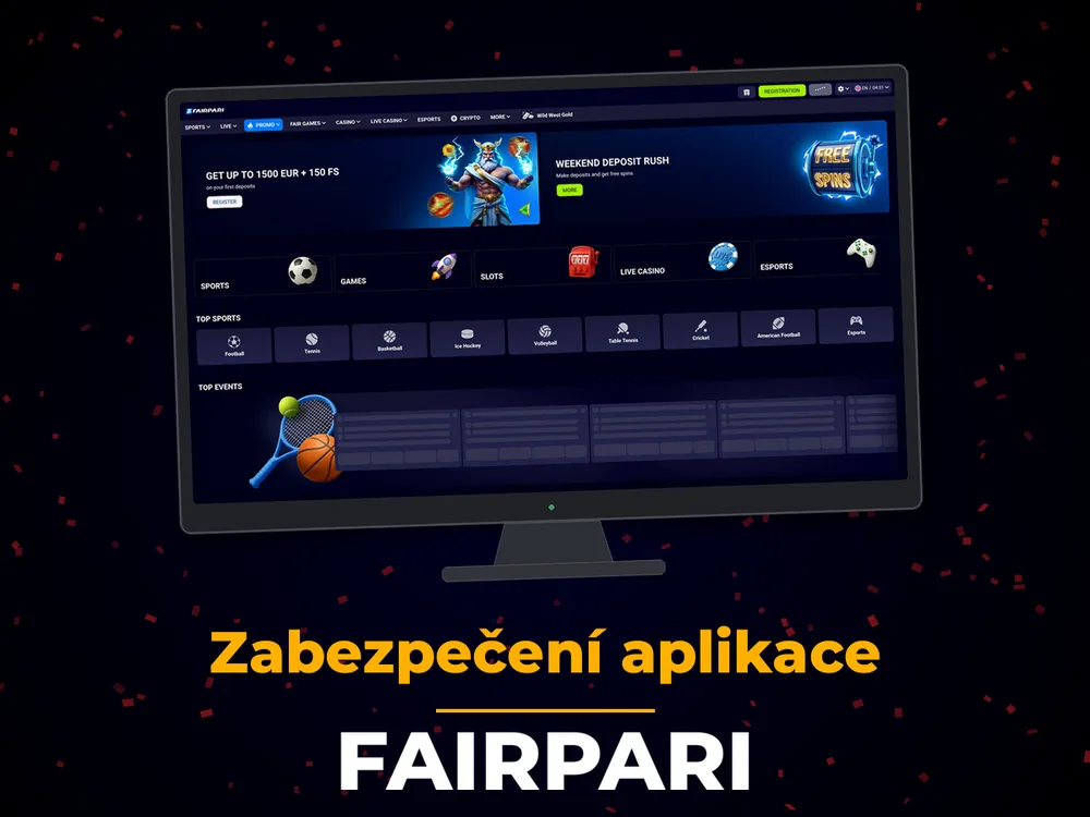 Fairpari - Zabezpečení aplikace